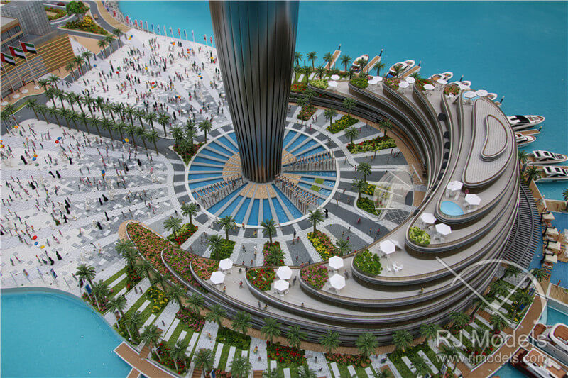 Dubai habour project masterplan model