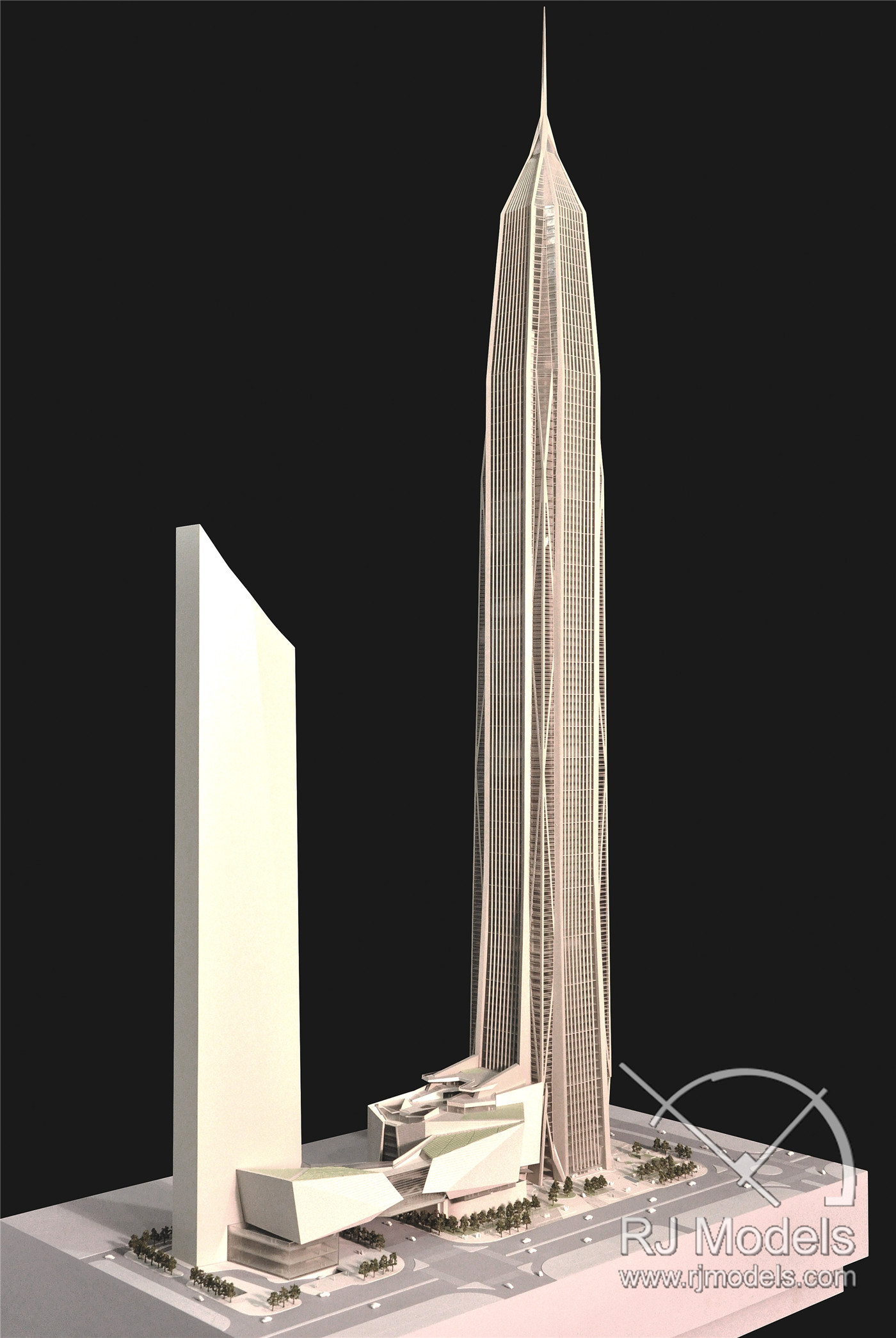 Ping An Finance Center scale model, China_KPF