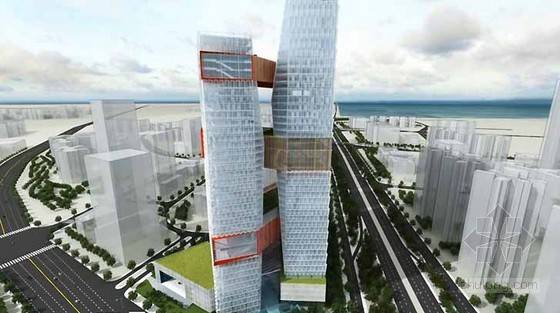 The Pre-construction Conceptual Rendering of Tencent Building of Binhai