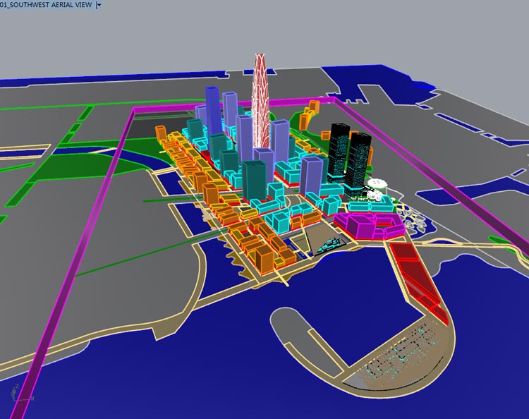 the 3D files re-illustrated by RJ Models based on the design drawings from SOM