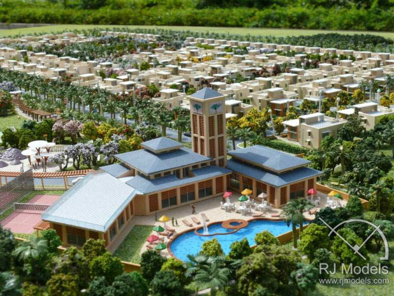 1:300 Scale Building Model