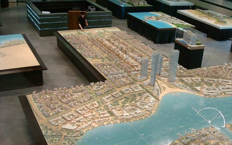 Avoid placing architectural models near fireplaces and smoking areas