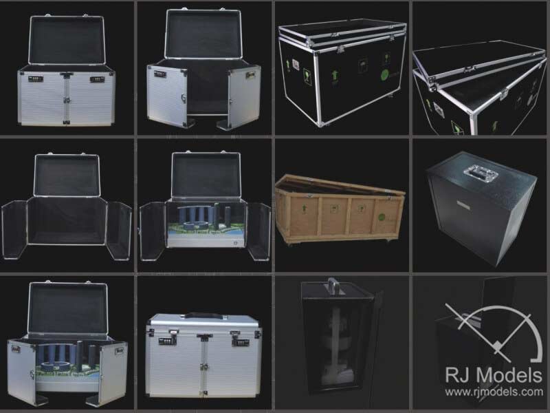 Anti-vibration packing case can help to reduce the risk of model breakages while transiting