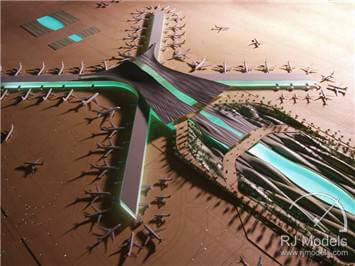9.Abu Dhabi International Airport Model – Midfield Terminal Complex (MTC)