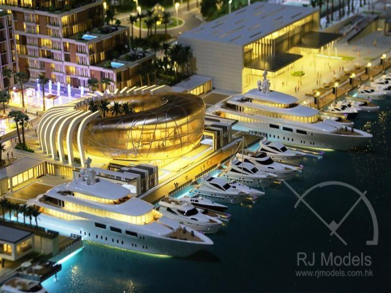 Lamer Marina Masterplan Model