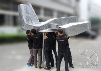1.-Kaohsiung-Port-Terminal-3D-Printed-Model-in-Scale-1-150-by-RUR