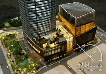 Chow Tai Fook Financial Center Office Building Model by KPF