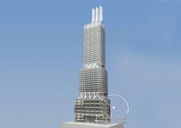 425 Park Street Commercial Building 3d Model in New York by Forster + Partners