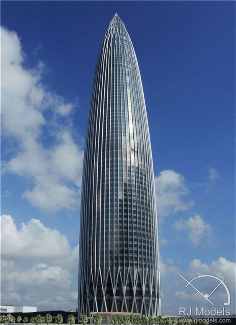 China Resources Headquarters, Shen Zhen by architectural model maker