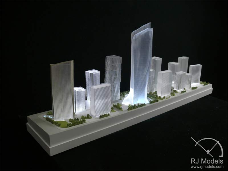Architectural model made of Acrylic Board