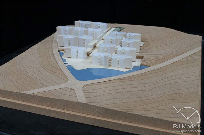 Architectural model made by cardboard