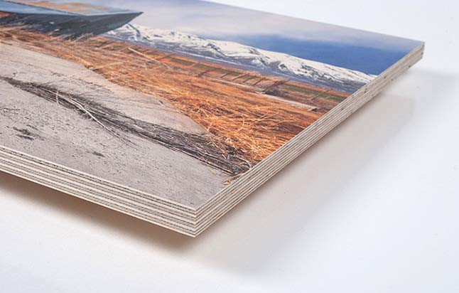 Example of wood can be used to print on its surface