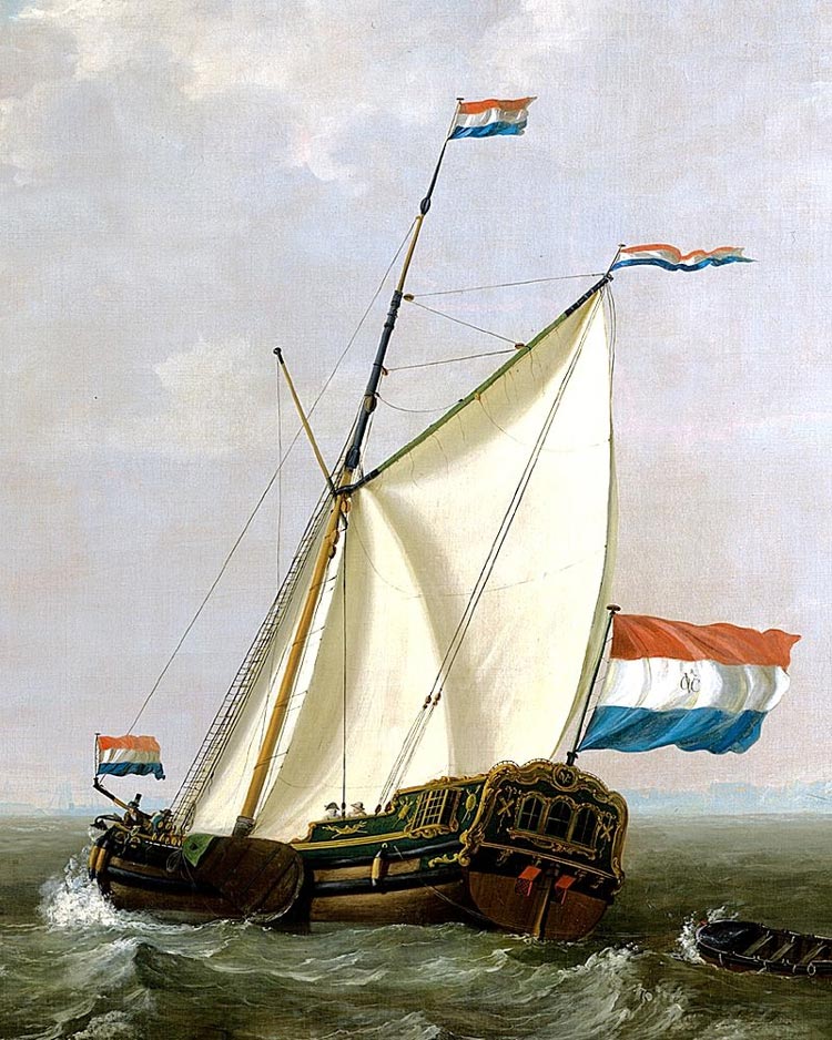 18th-century Dutch yacht