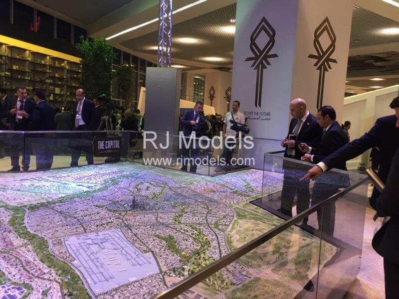 Architectural model building project, City Planning Model of New Cairo