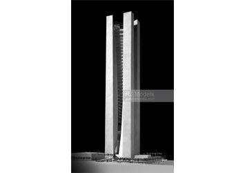 Arab Bank HQ Office Building Model