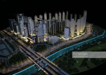 Master plan model in China Resource City by CR