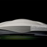 Zaha Hadid Al Wakrah Stadium, Doha 1:200 - 2