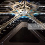 Zaha Hadid Beijing Airport T-4 1:600 - 1