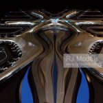 Zaha Hadid Beijing Airport T-4 1:600 - 2
