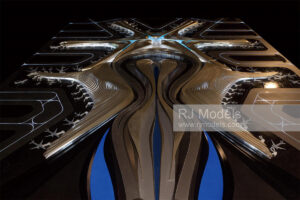 Zaha Hadid Beijing Airport T-4 1:600 - 2