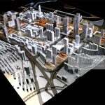 Zaha Hadid Binbei Super Headquarters Base, Xiamen 1:1000 - 1