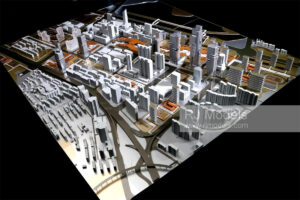 Zaha Hadid Binbei Super Headquarters Base, Xiamen 1:1000 - 1