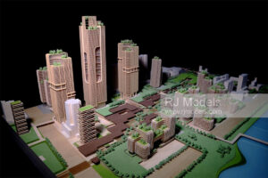 Zaha Hadid Binbei Super Headquarters Base, Xiamen 1:1000 - 2