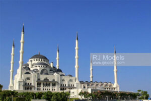 Büyük Çamlıca Mosque Istanbul 1:500 - 1