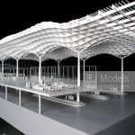 SOM Chicago Airport Scheme 1:96 - 1