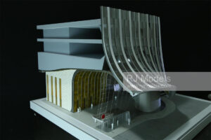 KPF 'China Zun' Office Lobby Beijing 1:50 - 3