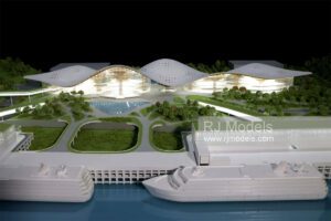 Atkins Chongqing Cuntan International Cruise Centre 1:300 - 1