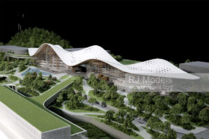 Atkins Chongqing Cuntan International Cruise Centre 1:300 - 2