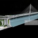 Zaha Hadid Danjiang Bridge Taiwan 1:500 - 1