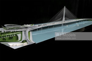 Zaha Hadid Danjiang Bridge Taiwan 1:500 - 1