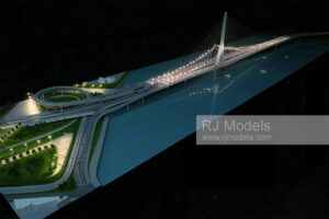 Zaha Hadid Danjiang Bridge Taiwan 1:500 - 2
