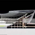 Zaha Hadid Hangzhou International Sport Centre (Section) 1:300 - 1