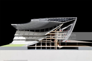 Zaha Hadid Hangzhou International Sport Centre (Section) 1:300 - 1