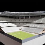 Zaha Hadid Hangzhou International Sport Centre (Section) 1:300 - 2