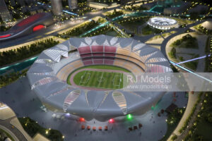 China Resource Land Hangzhou Olympic Sports Center 1:280 - 6