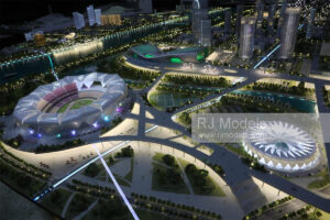 China Resource Land Hangzhou Olympic Sports Center 1:280 - 7