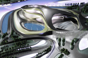 Zaha Hadid Qilihai Qinhuangdao 1:800 - 3