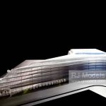 Zaha Hadid, Sberbank Technopark, Moscow, 1:200  - 1