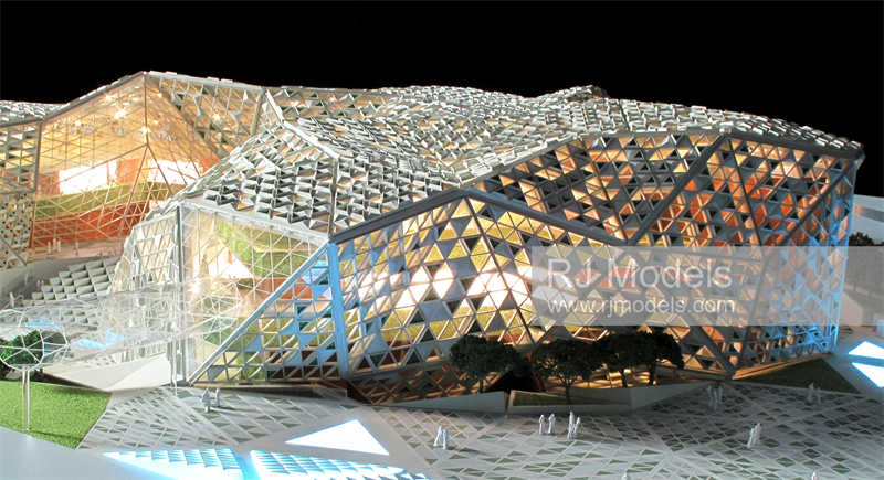 ماکت معماری مرکز همایش‌ها در عربستان سعودی (1)