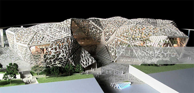 ماکت معماری مرکز همایش‌ها در عربستان سعودی (1)