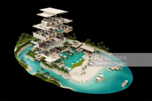 Damac World Island, Villa Artea, Dubai 1:50 - 2