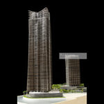 KPF, Mandarin Oriental Residences, Miami, 1:400 - 1