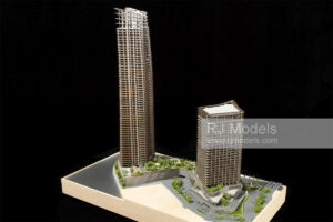 KPF, Mandarin Oriental Residences, Miami, 1:400 - 3