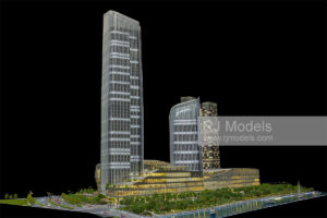 Beijing Office Model, China 1:100 - 2