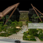 Neom Octagon School Campus Sectional, KSA 1:100 - 1