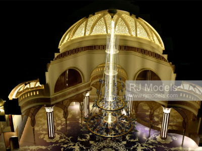 Nursultan Grand Mosque Section 1:100